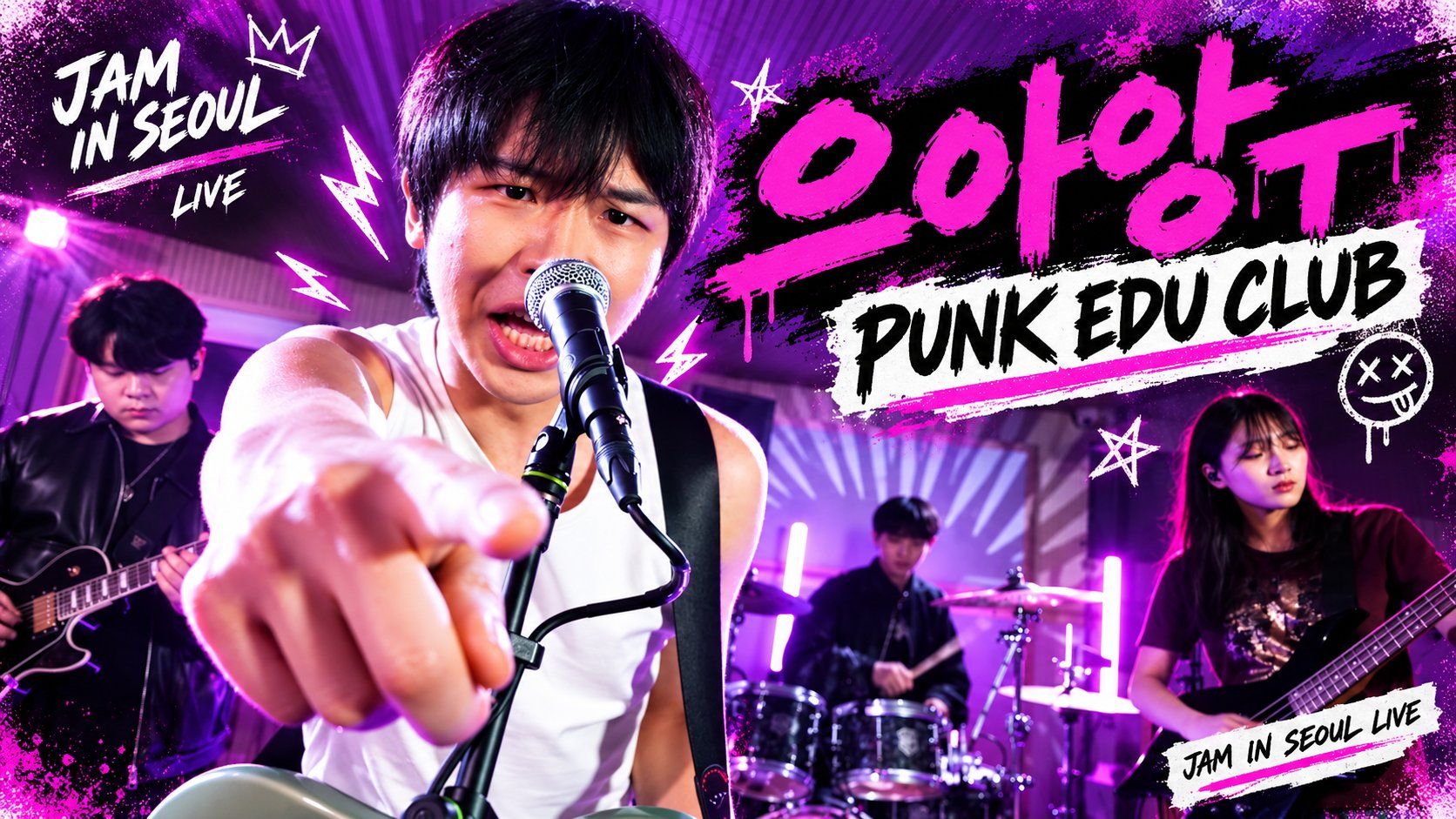 PUNK EDU CLUB (펑크에듀클럽) — 으아앙ㅜ | JAM IN SEOUL LIVE